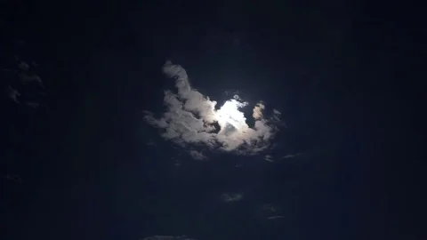 Night cloud Vídeo Stock 77609991