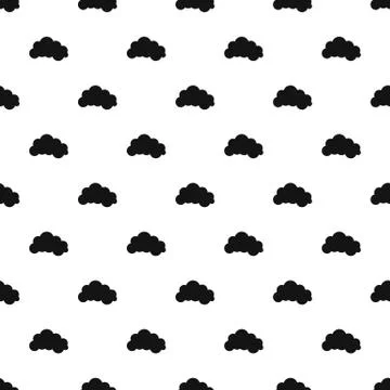 Night cloud pattern seamless vector Illustrazione stock