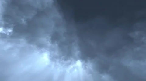 Night clouds flying Stock Footage 67497573