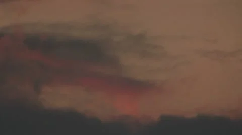 Night clouds Stock Footage 8554035