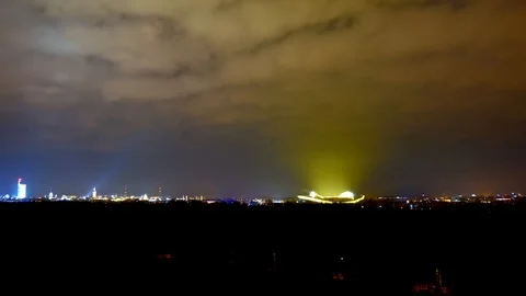 Night Clouds 스톡 동영상 108710268