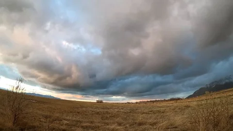 Night Clouds Timelapse Stock Footage 121732189
