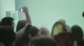 Night club atmosphere, people clubbing, dancing, dj performance HD Footage