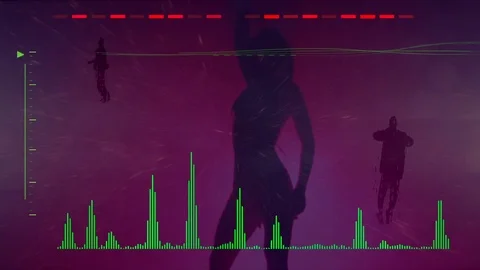 Night Club, dance, dancer 스톡 동영상 76498668