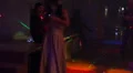 Night club - flying camera scenes - 5 - slow motion girl with cell phone HD Footage