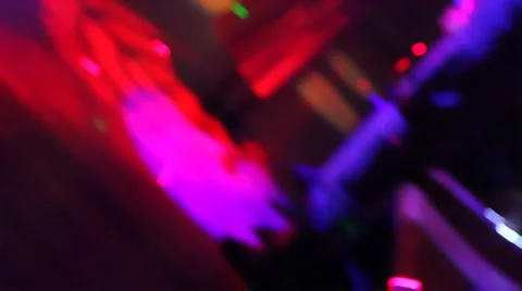 Night club - flying camera scenes - 8 Stock Footage