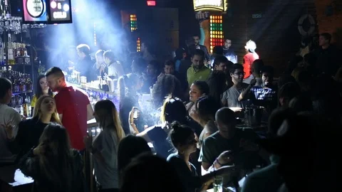 Night club Stock Footage 109129231