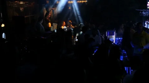 Night club Stock Footage 109130696