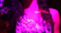 Night club scenes - hot brunette showing her look slow motion HD Footage