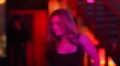 Night club scenes - sexy blond slow mover HD Footage