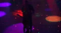 Night club scenes - silhouettes on a dance floor - 5 high angle couples argument HD Footage