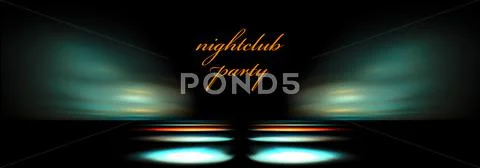 Night club template Stock Illustration