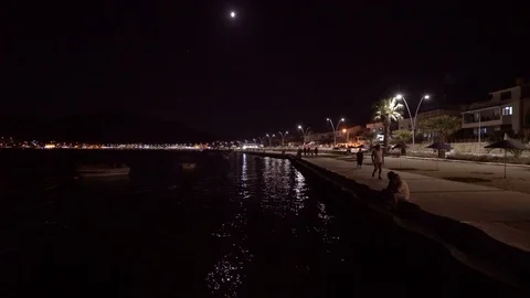 Night at the coast 動画素材 125013739