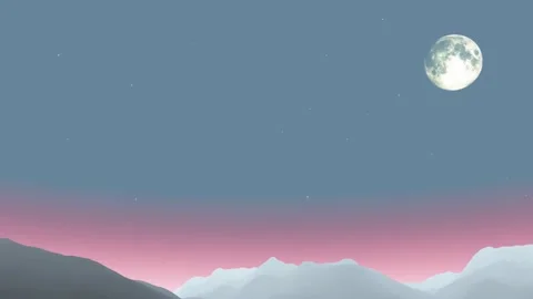 Night comes over the mountains Stock Footage 221261531