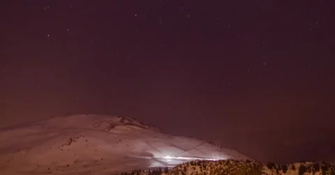 Night Crazy Light Timelapse 4k Stock Footage 48503337
