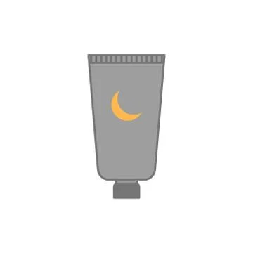 Night cream vector graphic design illustration Stock Illustration