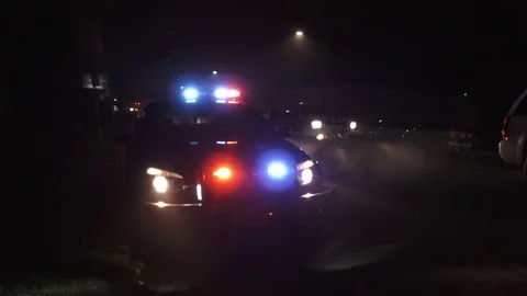 Night Crime Scene Video stock 83859762