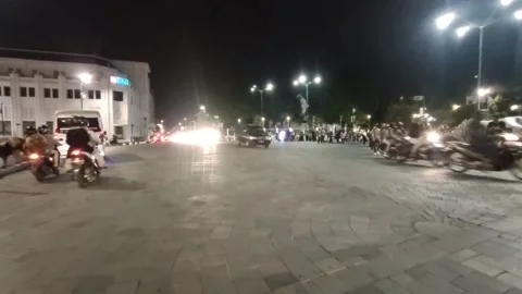 Night Crossing Stock Footage 310744443