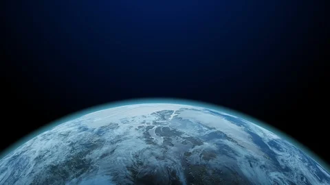 Night to day-rotating Earth. Stock Footage 88544272