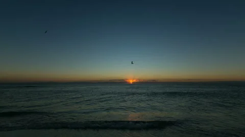 Night to day time lapse at beach 스톡 동영상 56006635