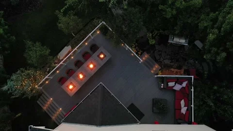 Night Deck view Video stock 171287872