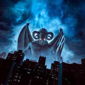 Night of the demon Stockillustratie