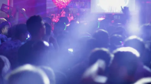 Night disco flash lights dancing party 01 Stock-Footage 39763448