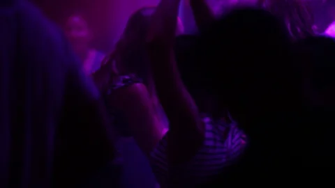 Night Disco1 Stock Footage 128549314