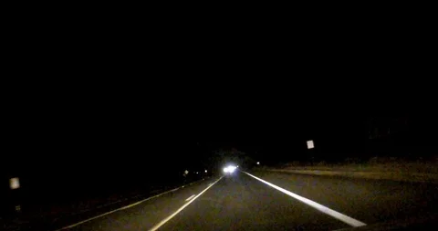 Night Drive Stock Footage 100248991