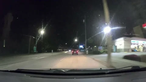 Night Drive Lapse Stock Footage 152479601