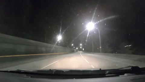 Night Drive Lapse Stock Footage 152479681
