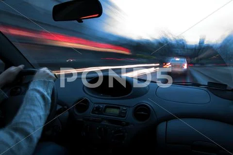 Night drive Stock Photos