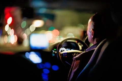 Night drive Stock Photos