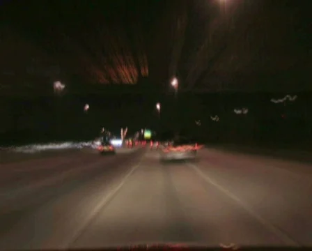 Night Drive Time Lapse Stock Footage 284698