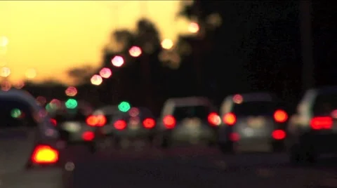 Night Driving 3 Stock Footage 8655355