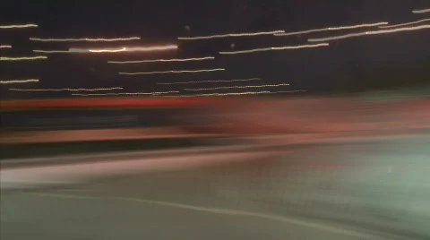 Night driving Stock Footage 625542