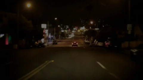 Night Driving Stock Footage 801584