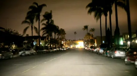 Night Driving Stock Footage 801616