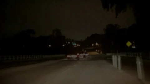 Night Driving Stock Footage 801679