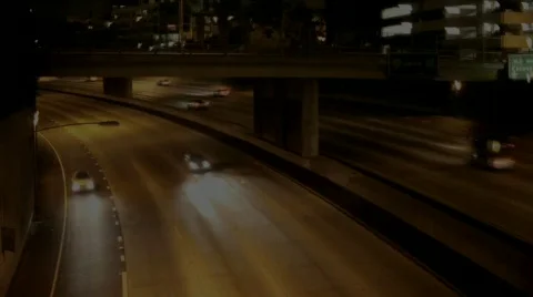 Night Driving Stock Footage 801703