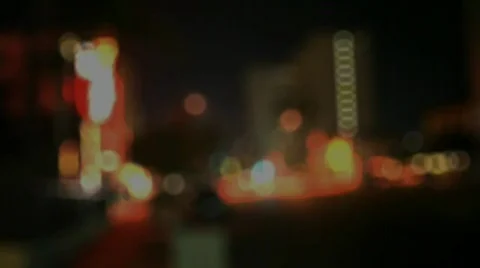 Night Driving Stock Footage 801727