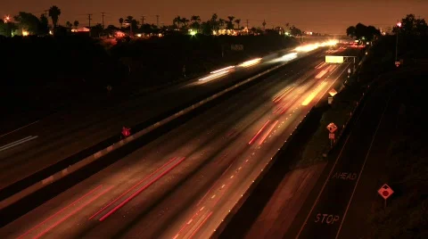 Night Driving Stock Footage 821922