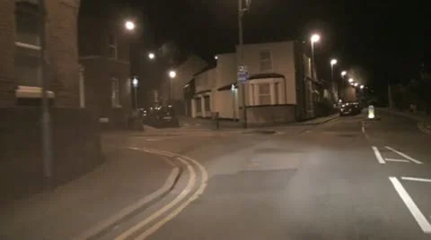 Night Driving Video stock 10597473