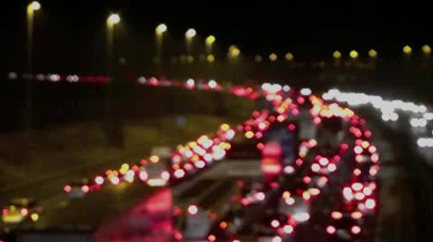 Night Driving Video stock 10678846