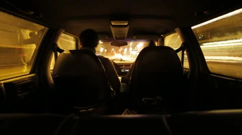 Night Driving Stock Footage 10794039