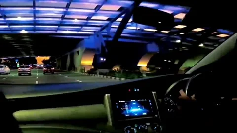Night Driving Stock Footage 242763659