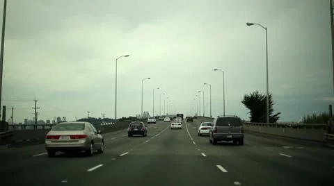 Night Driving (Primary) Stock Footage 8969059