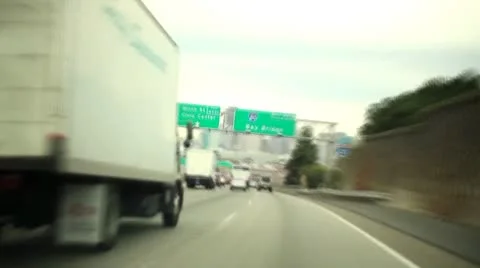 Night Driving (Primary) Stock Footage 8969078