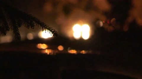 Night Driving In The Storm, 스톡 동영상 41065364