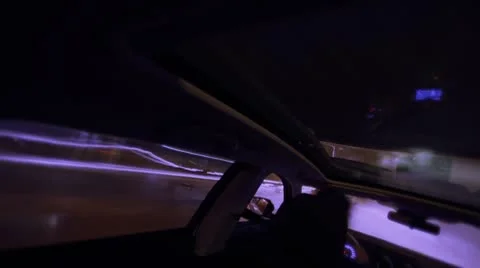 Night Driving Timelapse Sequence 動画素材 8869232